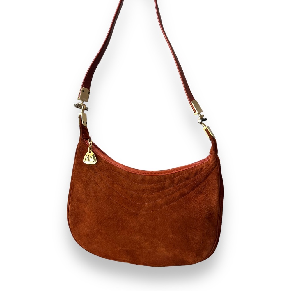 Morris Moskowitz Suede and Leather Hobo Bag Womans - Picture 3 of 6